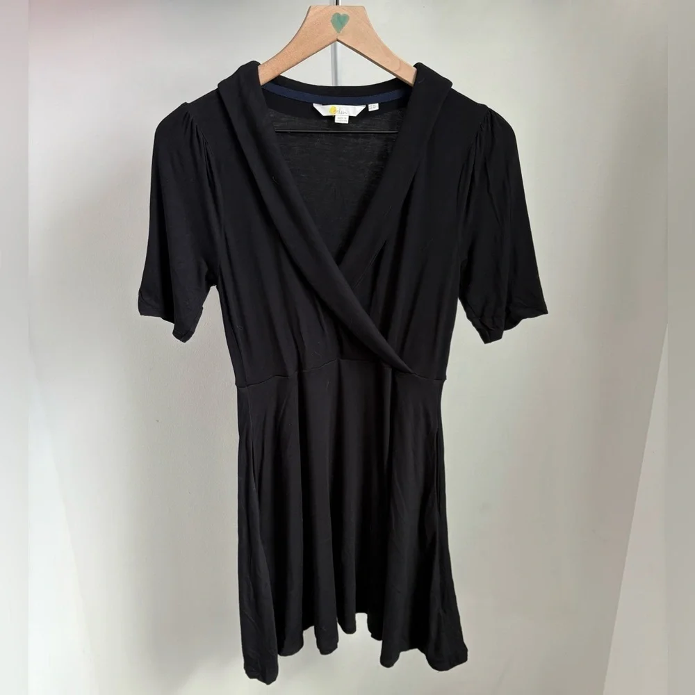 boden black jersey dress Boden Women's Naomi Long Sleeve Jersey Dress in Black